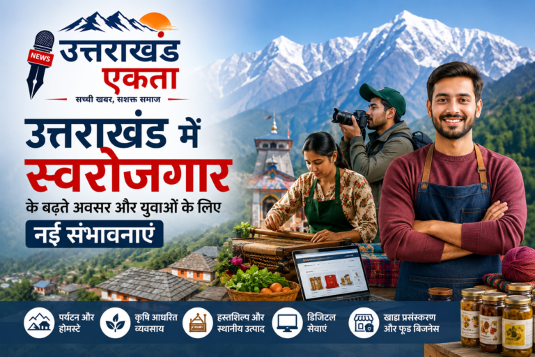 उत्तराखंड में स्वरोजगार के बढ़ते अवसर और युवाओं के लिए नई संभावनाएं
