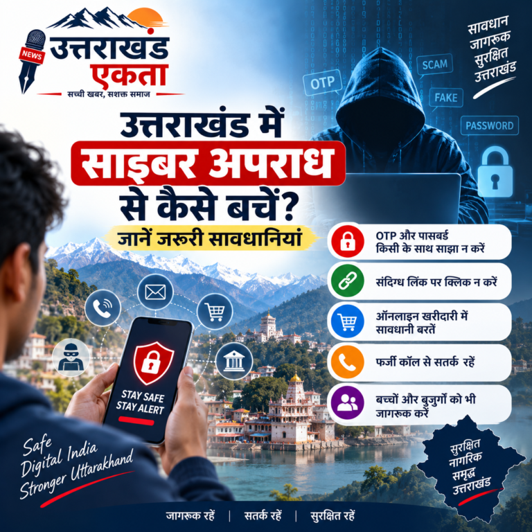 उत्तराखंड में साइबर अपराध से कैसे बचें? जानें जरूरी सावधानियां