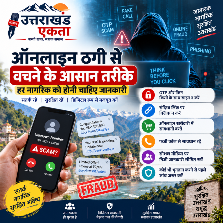 ऑनलाइन ठगी से बचने के आसान तरीके, हर नागरिक को होनी चाहिए जानकारी
