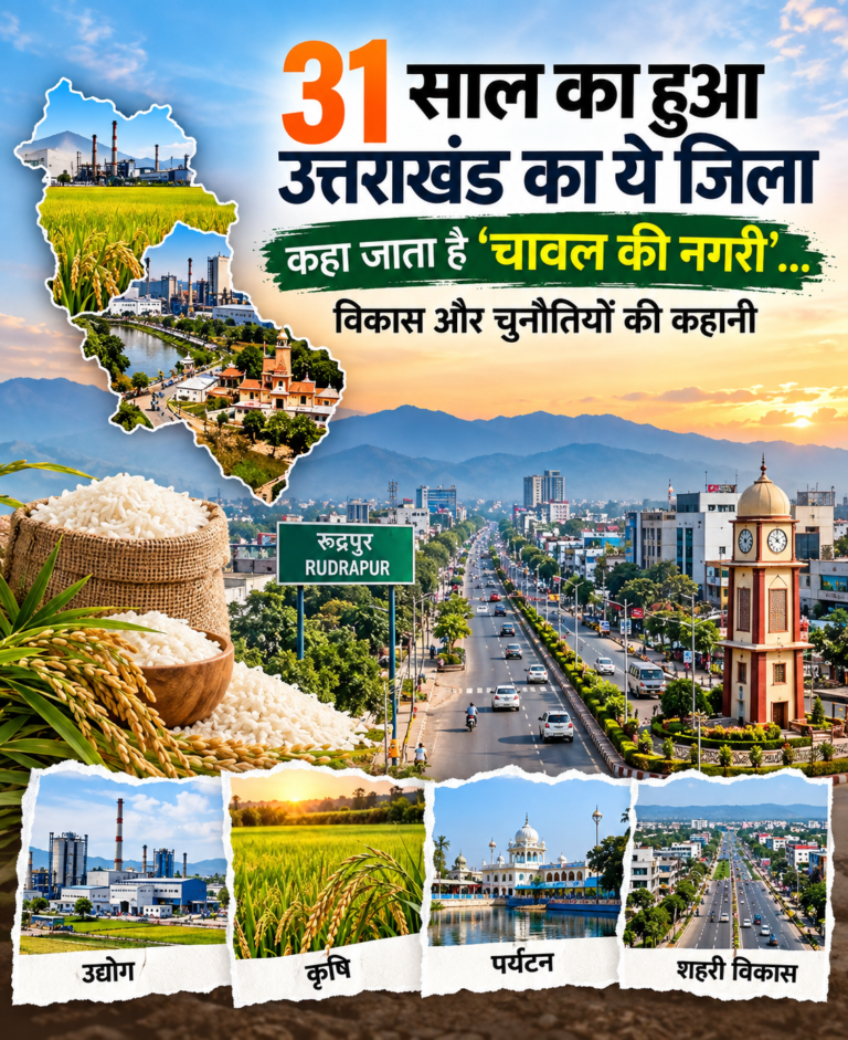 31 साल का हुआ उत्तराखंड का ये जिला, कहा जाता है ‘चावल की नगरी’… विकास और चुनौतियों की कहानी