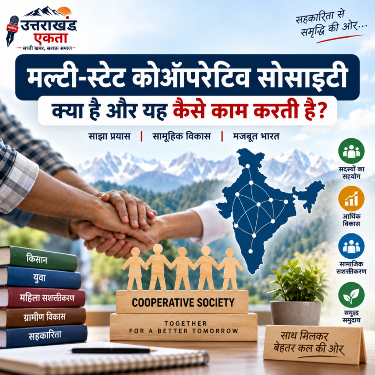 मल्टी-स्टेट कोऑपरेटिव सोसाइटी क्या है और यह कैसे काम करती है?